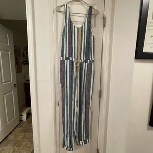 DREW stripped jumpsuit